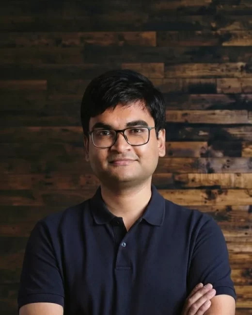 Deepayan facing the camera, smiling gently